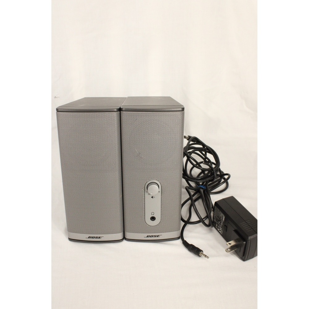 Bose Companion 2 Series II Multimedia Speaker System Silver Grey Untested
